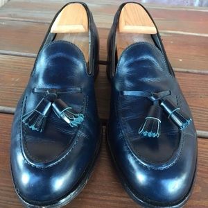 Footjoy Classic Navy Blue Tassel Loafers Size 8.5E